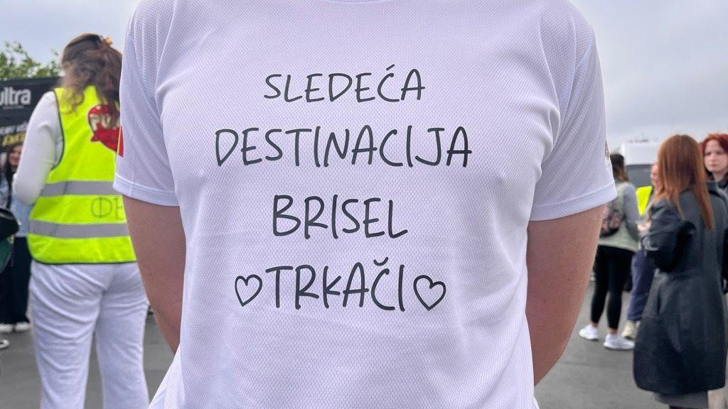 studenti maratonci, maraton do brisela, maraton studenata do Brisela, studenti trče do Brisela