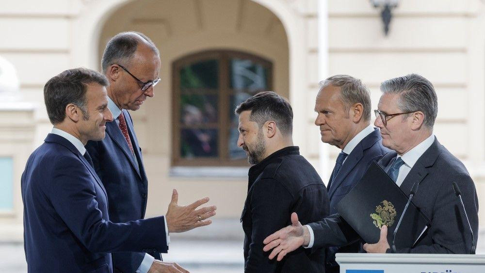 makron, merc, tusk, starmer, zelenski