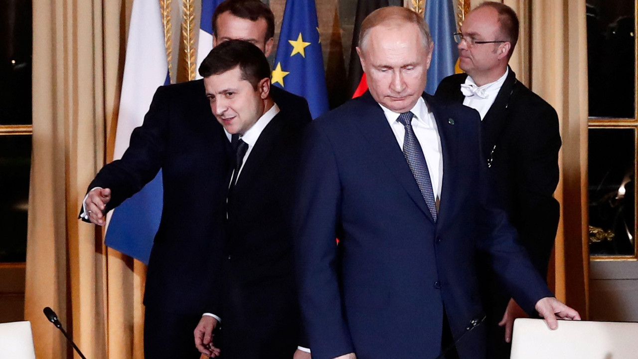 Zeleski i Putin 2019. godine u Parizu