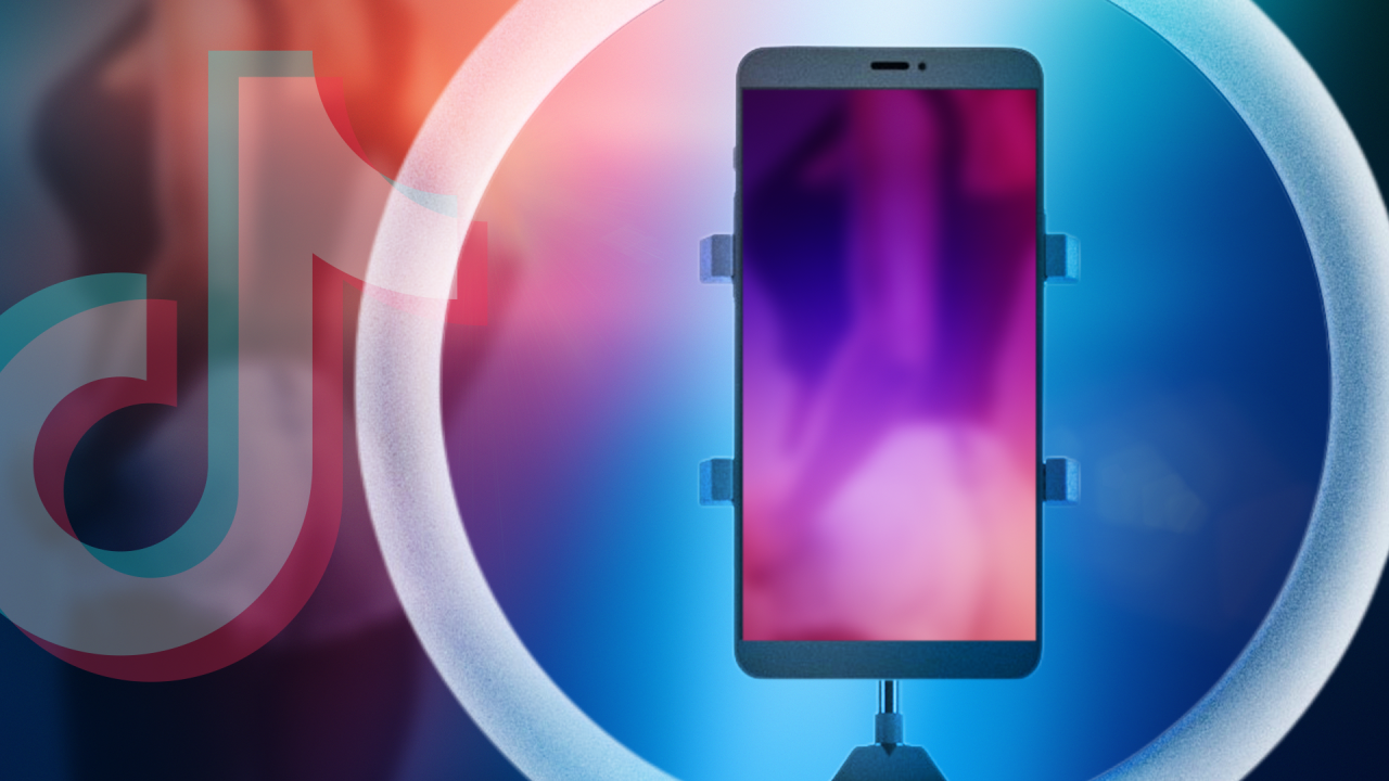Telefon i logo Tik Toka