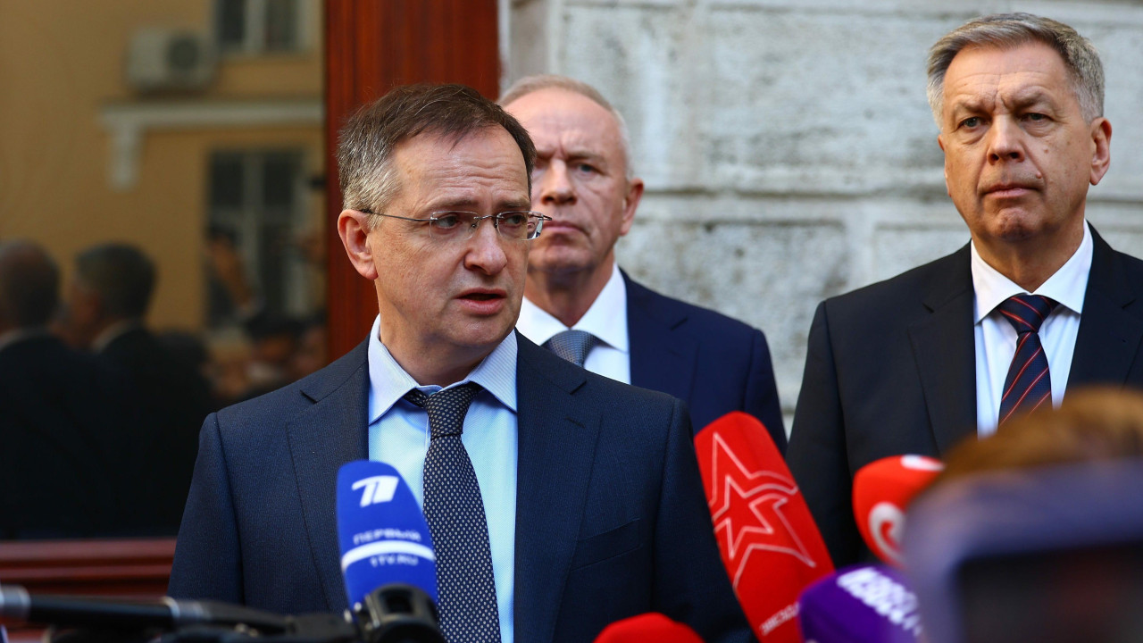 Vladimir Medinski, koji predvodi rusku delegaciju na sastanku u turskom Istanbulu