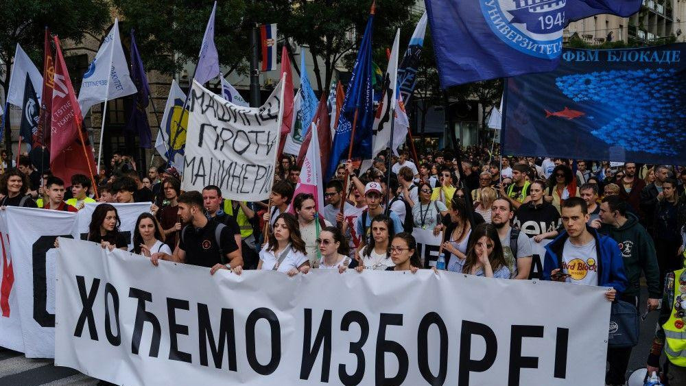 studenti, studentski protest