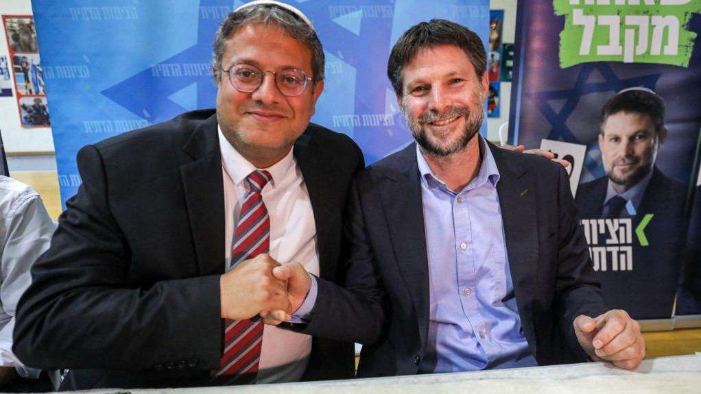 Itamar Be-Gvir (levo) i Bezalel Smotrič su najvažniji članovi desničarske koalicije premijera Benjamin Netanjahua