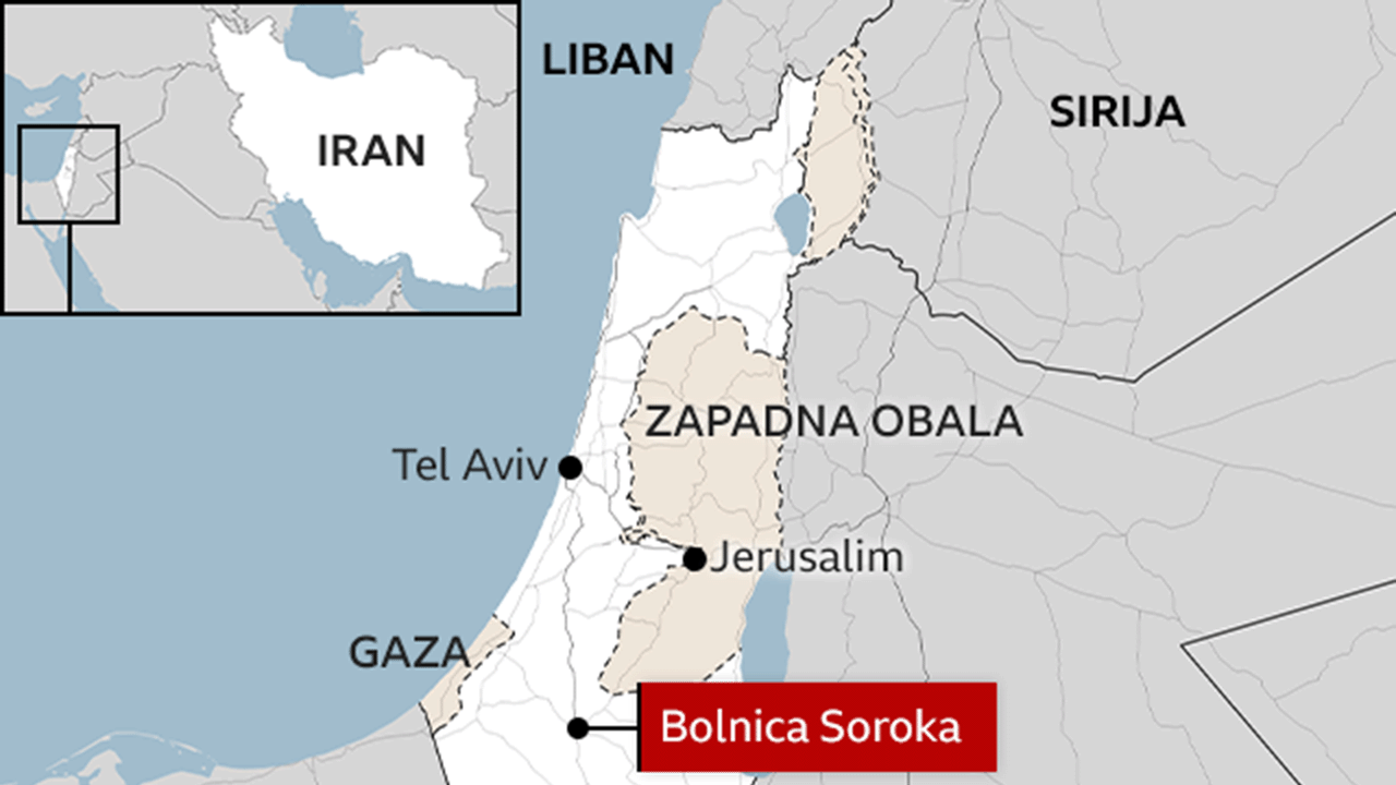 bolnica soroka, iran pogodio bolnicu u izraelu, gde je bolnica soroka u izraelu