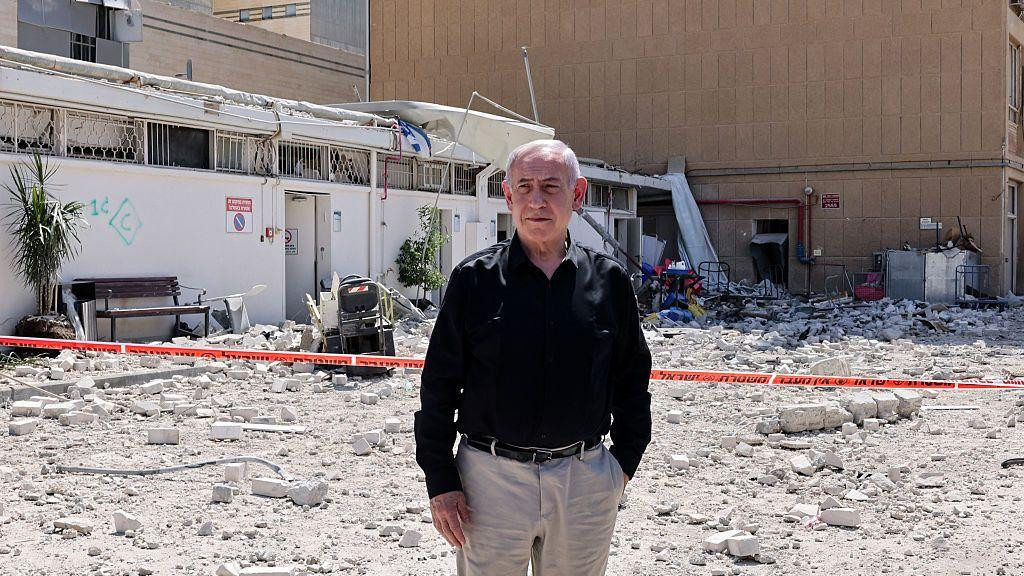 Benjamin Netanjahu na mestu razornog iranskog napada