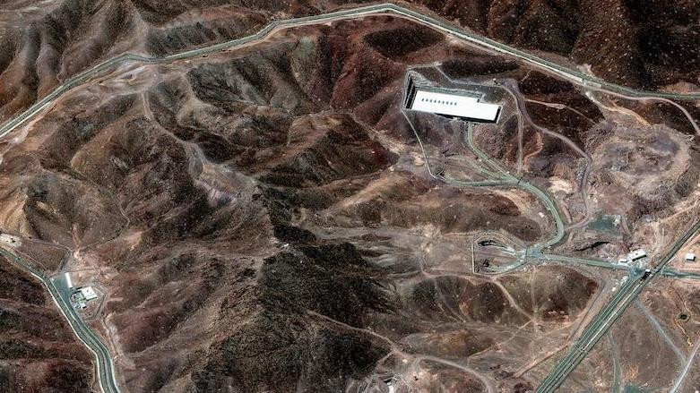 Satelitska fotografija Fordova, jednog od tri iranska nukelarna postrojenja koje je gađala američka vojska 