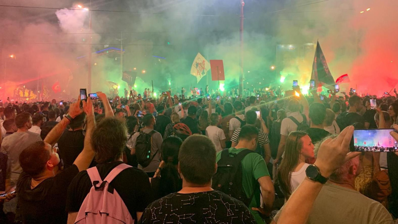 protest slavija