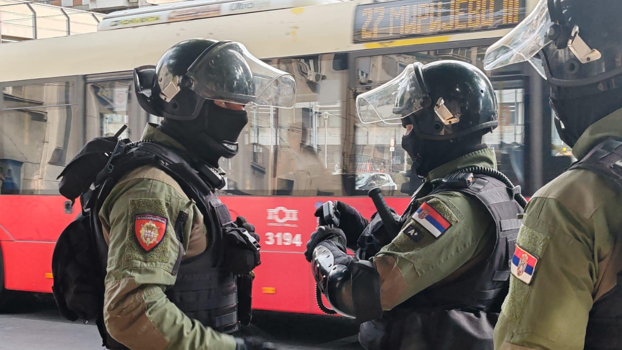 Policija u ulici Kraljice Marije