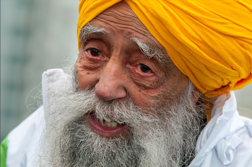 
                    HONG KONG - FEBRUARY 21: Fauja Singh, 101-years-old, talks to the media at a press conference ahead of the 2013 Hong Kong Marathon on February 21, 2013 in Hong Kong. (Pho