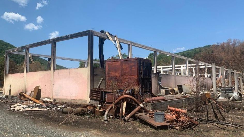 Ostaci fabrike drvne industrije u naselju Vlajna nadomak Kruševca