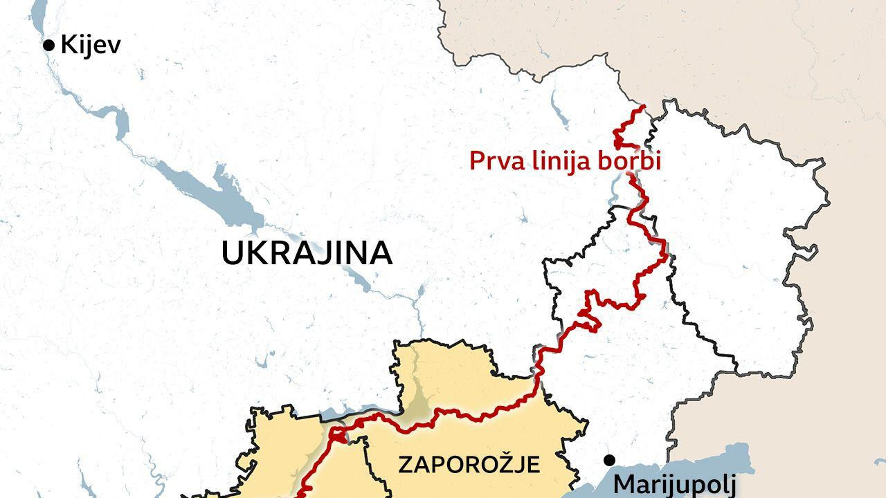 mapa ukrajine danas