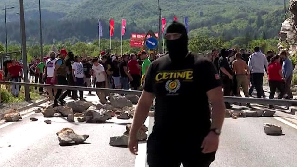 Cetinje, protest