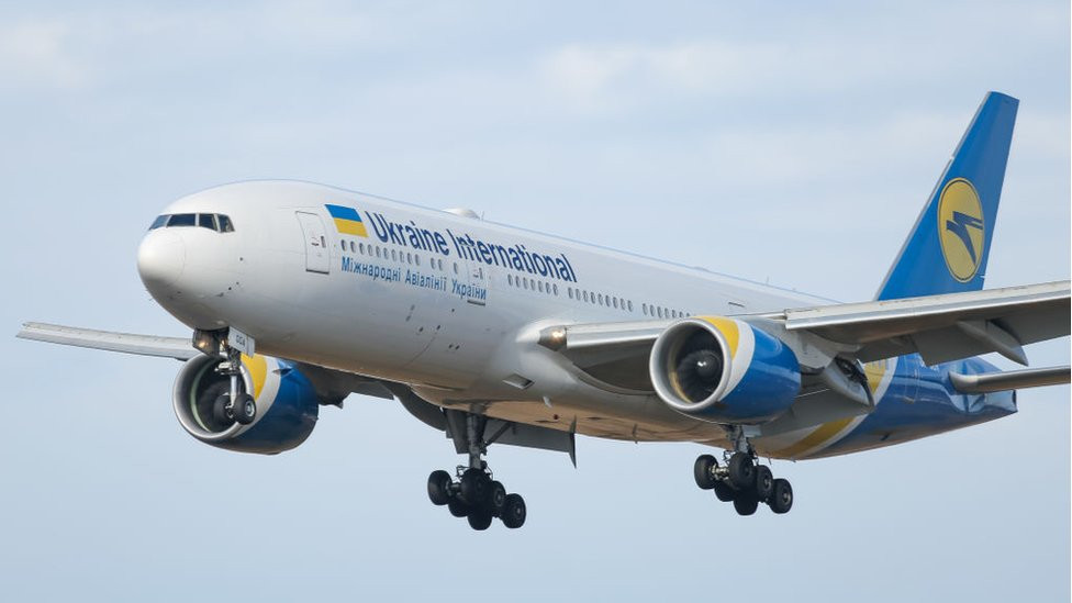 Ukraine International plane