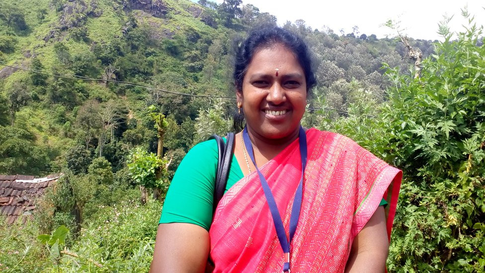Thiruchelvi in a rural setting