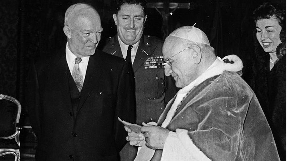 Eisenhower and Pope John