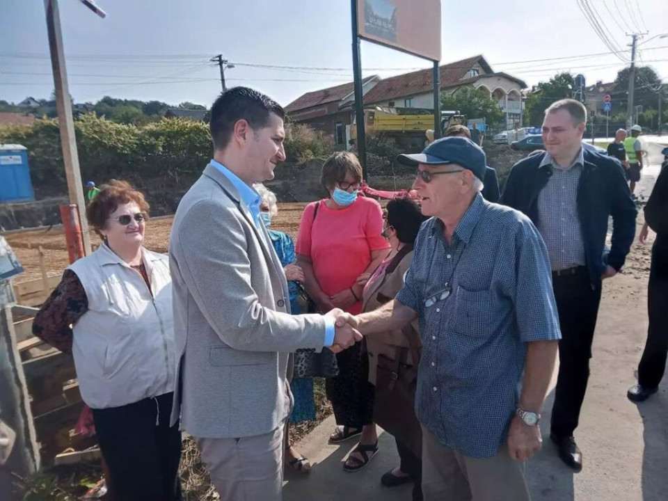 gradonačelnik obilazi radove